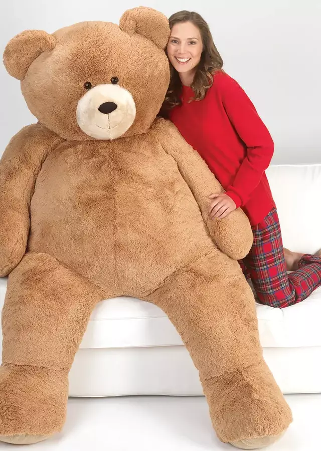 Display of 6 ft. Giant Hunka Love® Bear by The Flower Alley