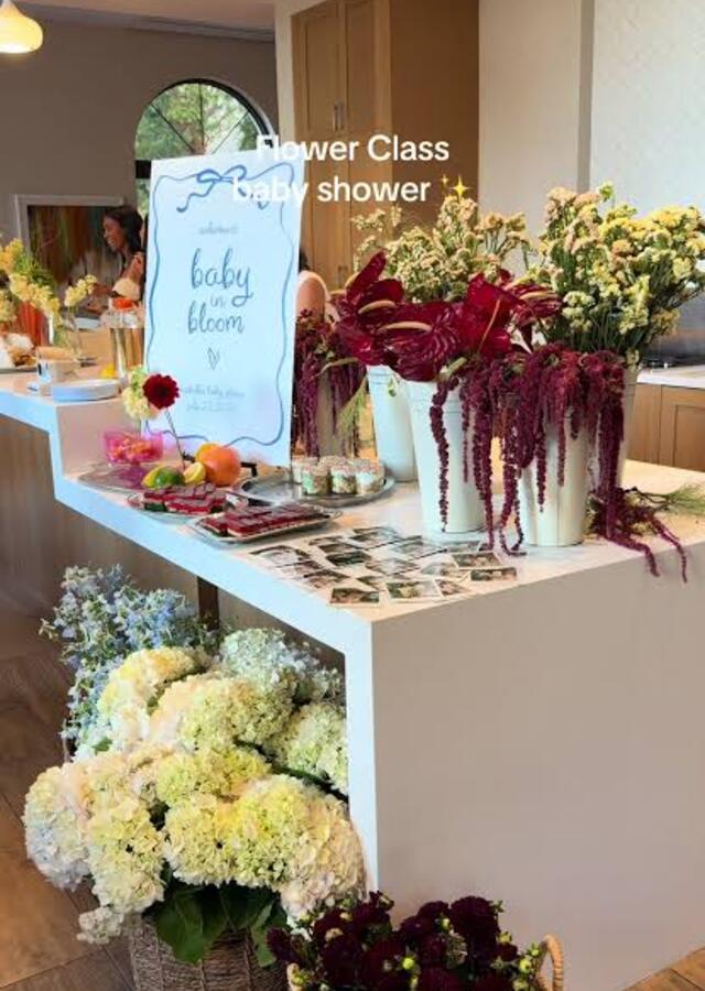 Display of Babe & Blooms: Private Baby Shower Inspired Workshop by The Flower Alley