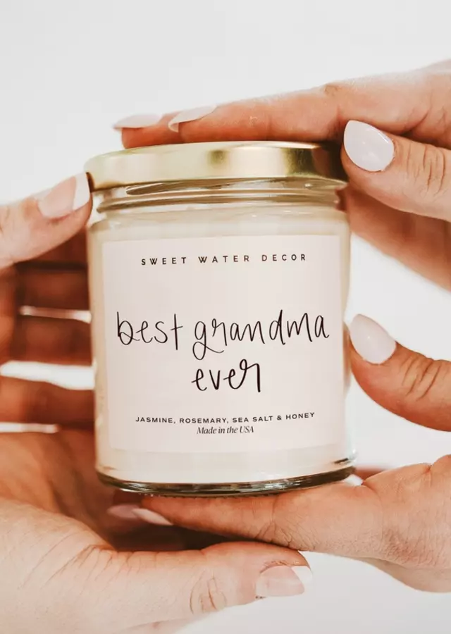 Best Grandma Ever Candle by The Flower Alley