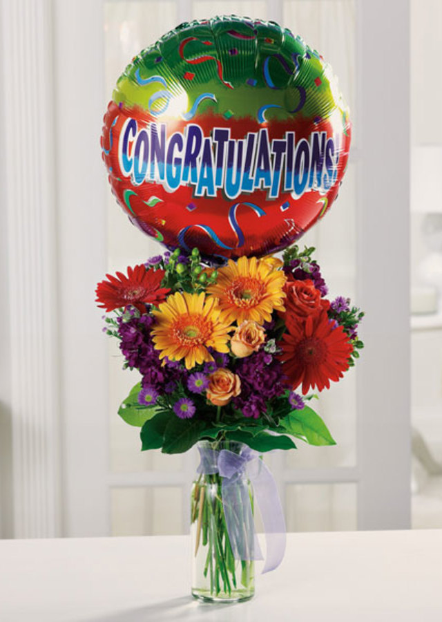 Best Wishes & Congratulations! by The Flower Alley