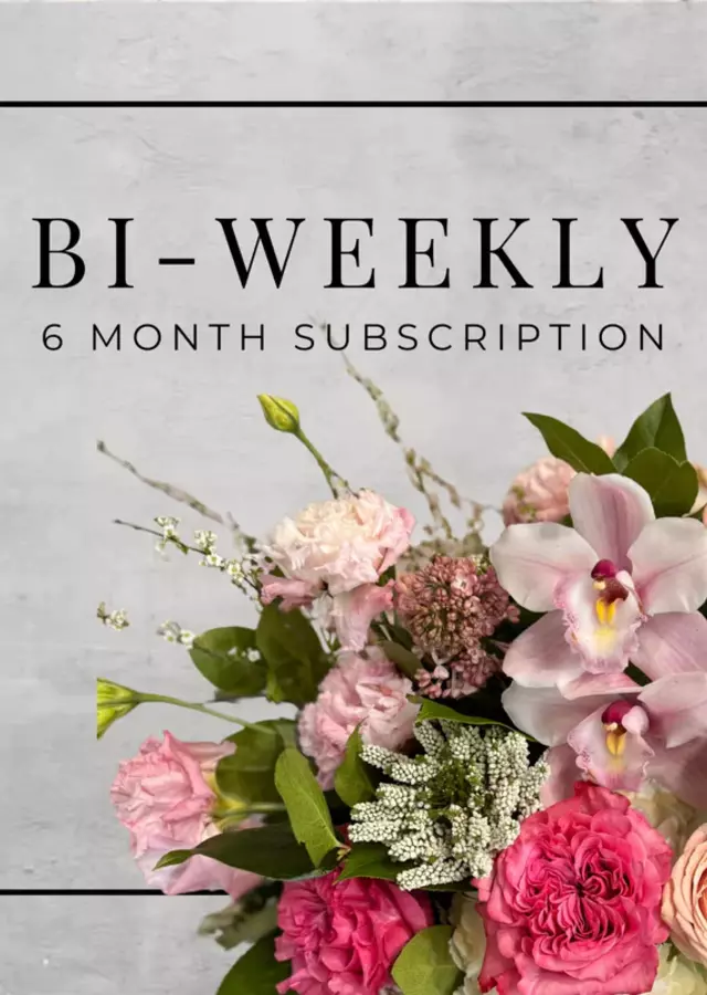 Display of Bi-Weekly Flower Subscription - 6 Months by The Flower Alley