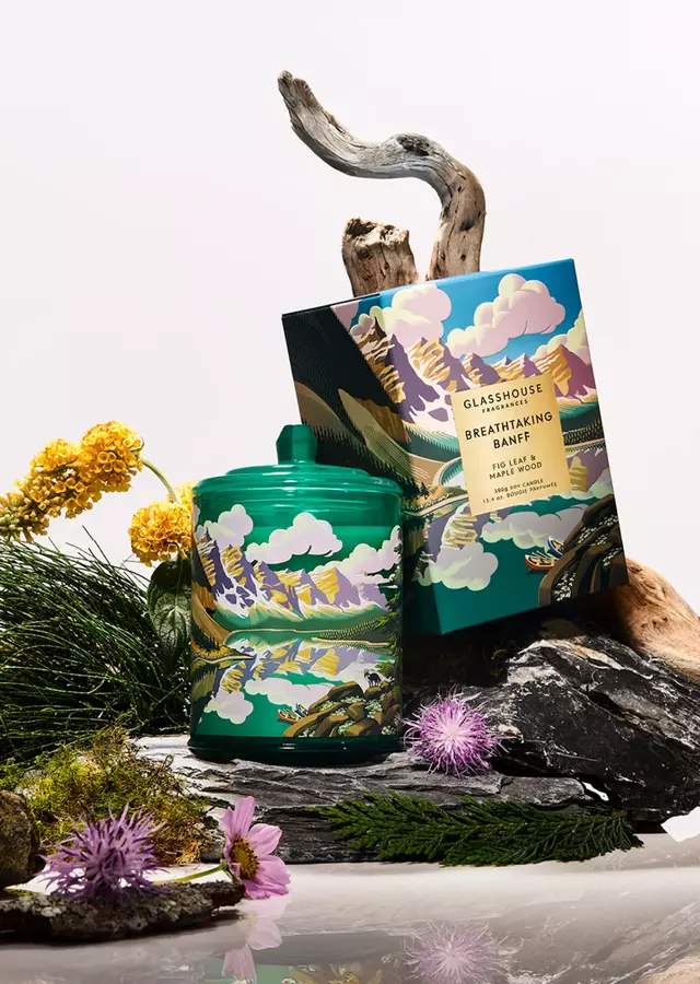 Breathtaking Banff Candle by The Flower Alley