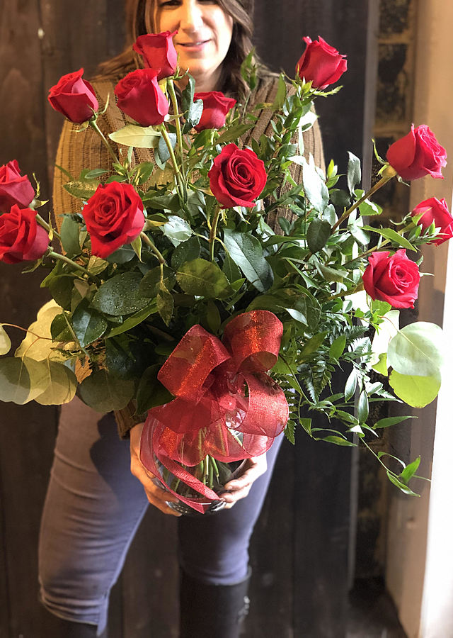 Classic Red Roses by The Flower Alley