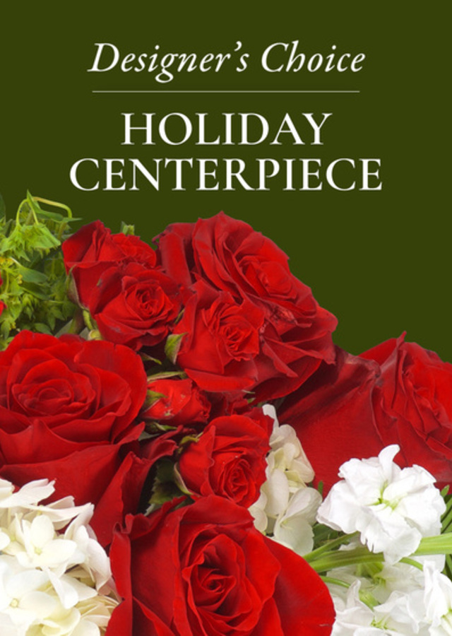 Designer's Choice Holiday Centerpiece by The Flower Alley