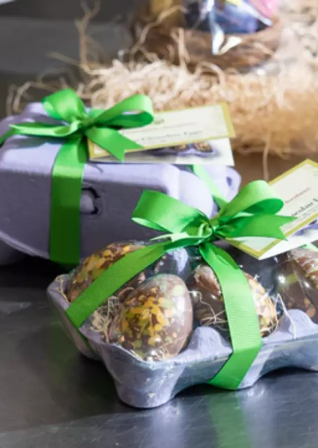 Dubai Chocolate Easter Eggs by The Flower Alley
