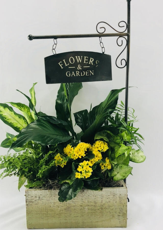 Flower & Garden Planter Basket by The Flower Alley