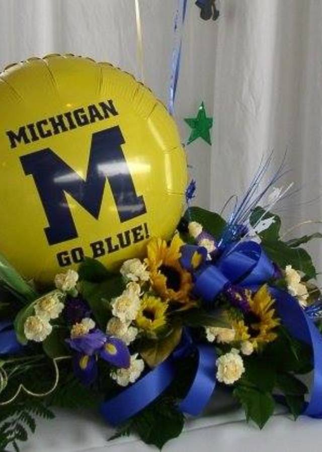 Go Blue! by The Flower Alley