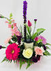 hello beautiful flower arrangement keepsake candle gift set thumb