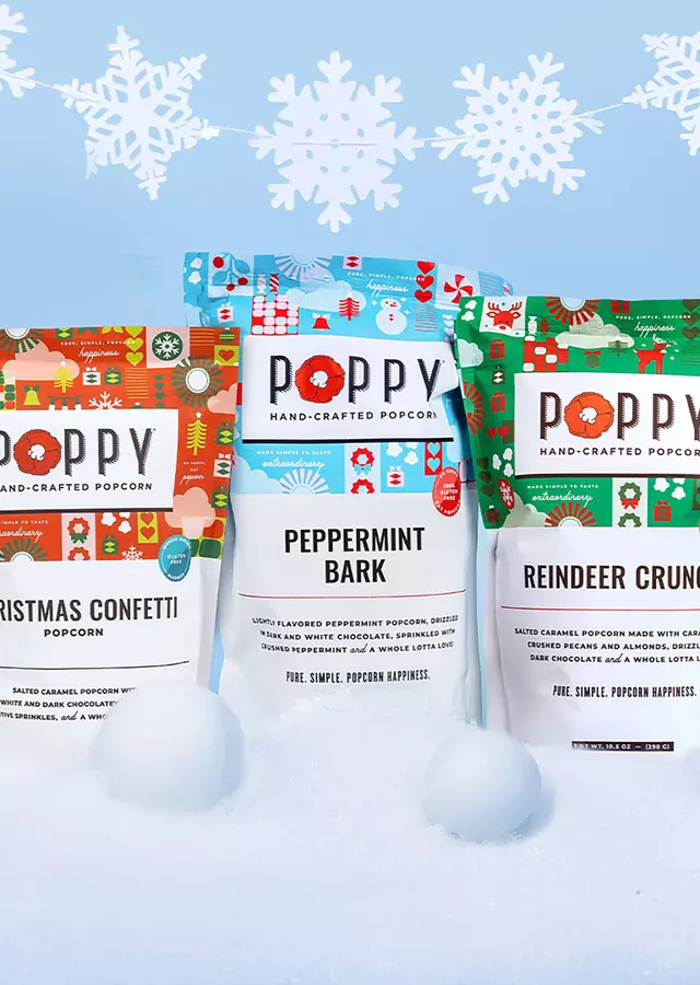 Holiday Favorites Popcorn Gift Set by The Flower Alley