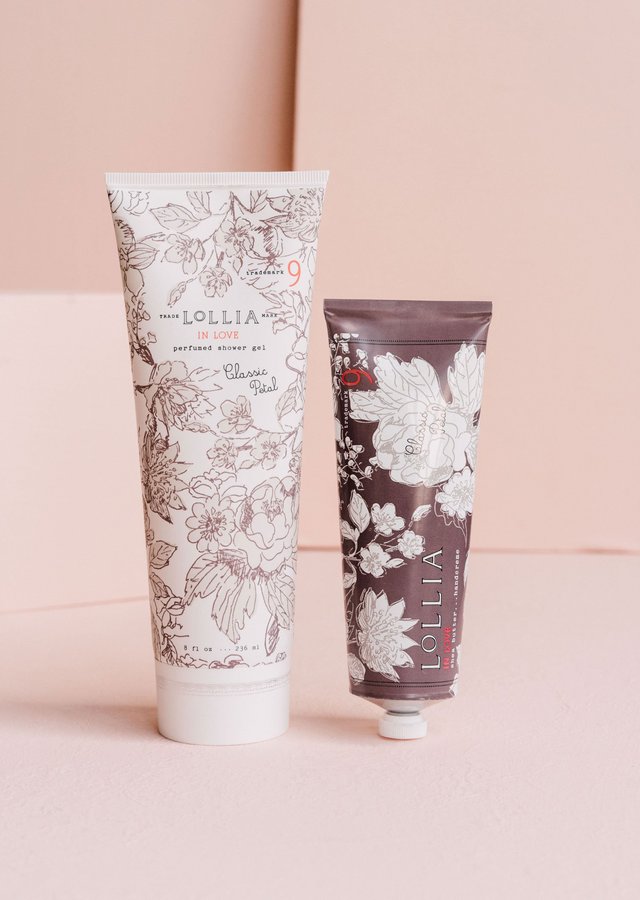 In Love Shower Gel & Handcreme Duo by The Flower Alley