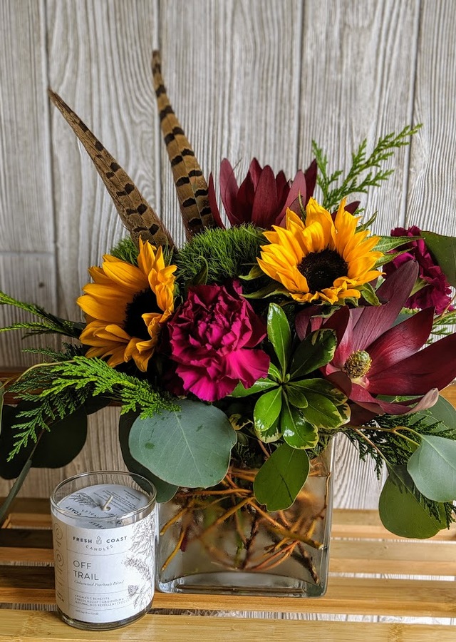 Display of Up North In Michigan by The Flower Alley