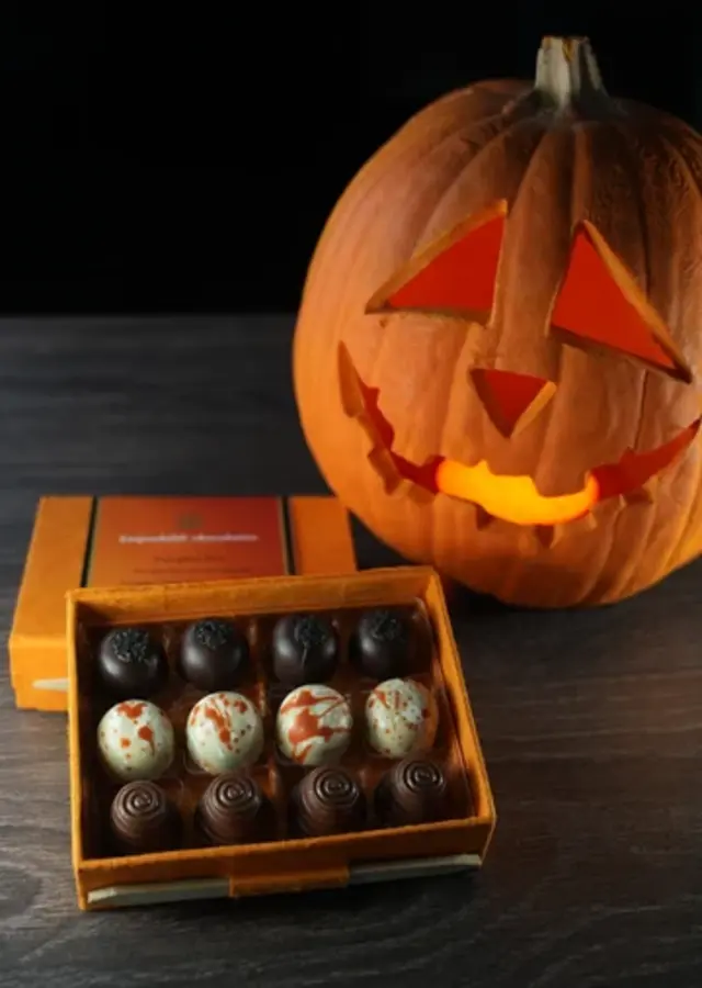 Pumpkin Chocolate Trio by The Flower Alley
