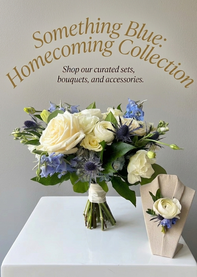 Something Blue Homecoming Collection by The Flower Alley