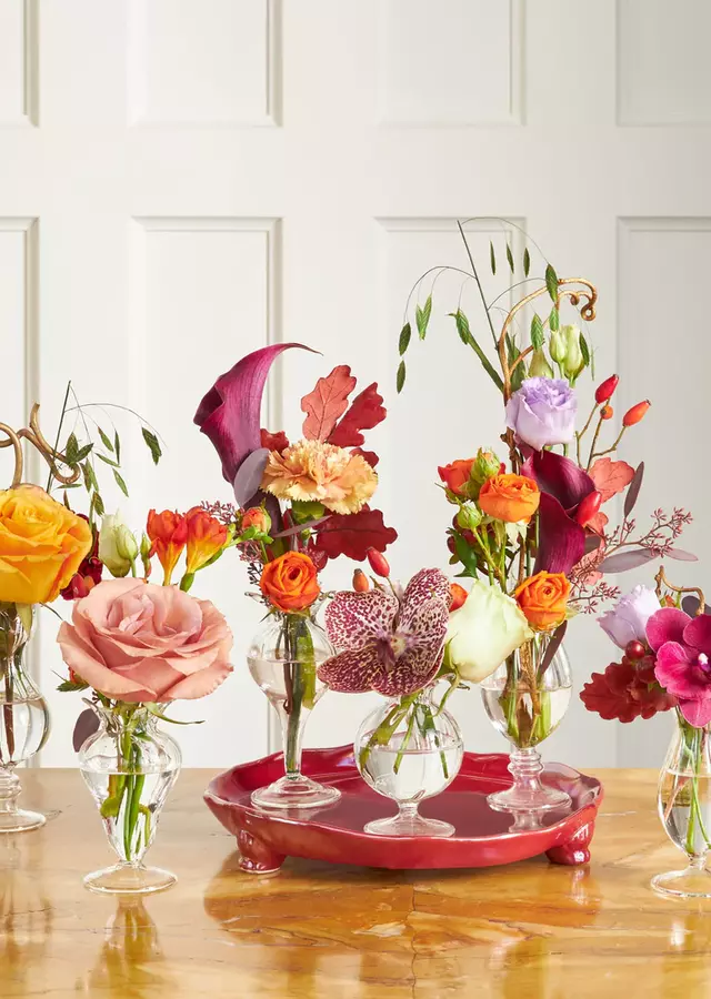 Thanksgiving Budvase Collection by The Flower Alley