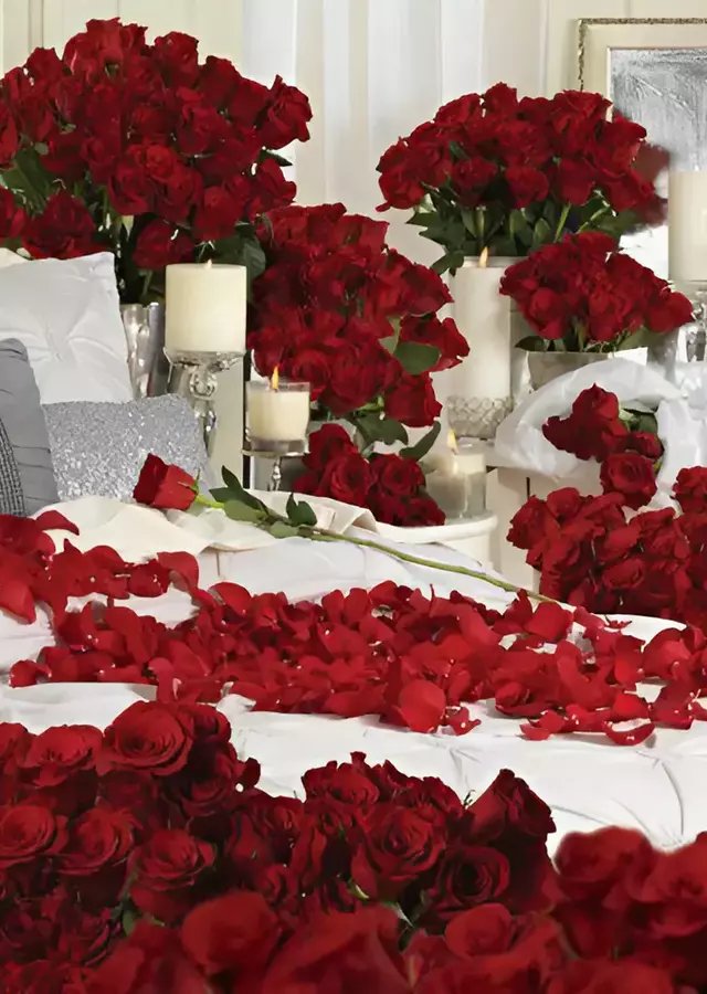Display of The Romantic Bedroom by The Flower Alley