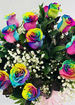 Two dozen rainbow roses thumb