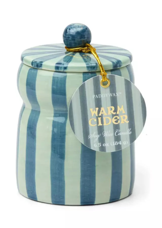 Display of Warm Cider - Cabana 6.5 oz Candle by The Flower Alley