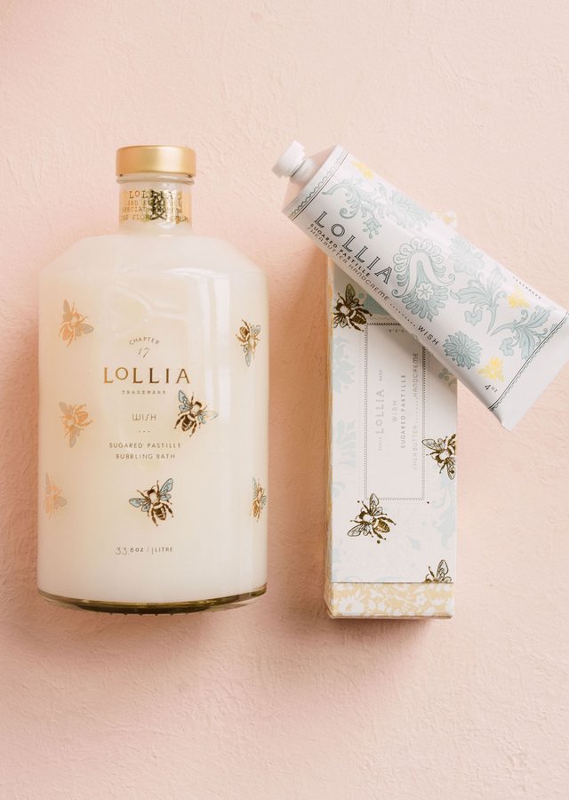 Wish Bubble Bath & Handcreme Duo by The Flower Alley